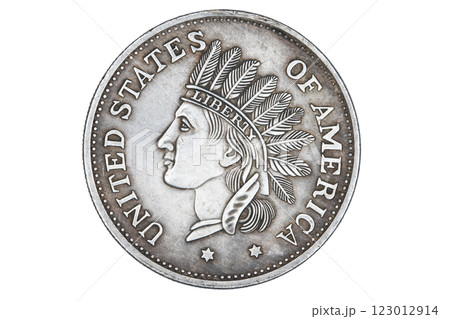 Silver 1851 US dollar coin Silver 1851 US dollar coin 123012914