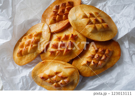 Polish traditional smoked cheese oscypek close up Polish traditional smoked cheese oscypek close up 123013111