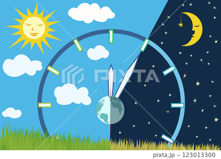 Wheel of the Year Illustration. Spring Equinox occurs 20 March. Day becomes longer than night. Wheel of the Year Illustration. Spring Equinox occurs 20 March. Day becomes longer than night. 123013300