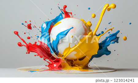 Colorful Splash Art 123014241