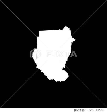 Sudan Map Icon Sudan Map Icon 123014585