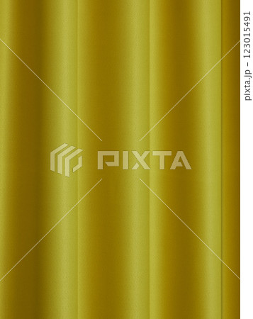 Modern blackout curtains in yellow tones with smooth texture, ideal for light blocking 123015491