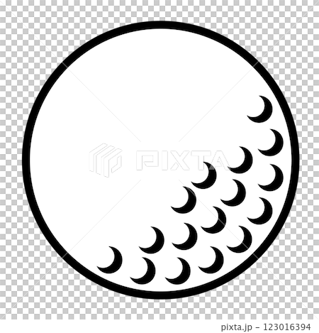 ゴルフボールのアイコン 123016394