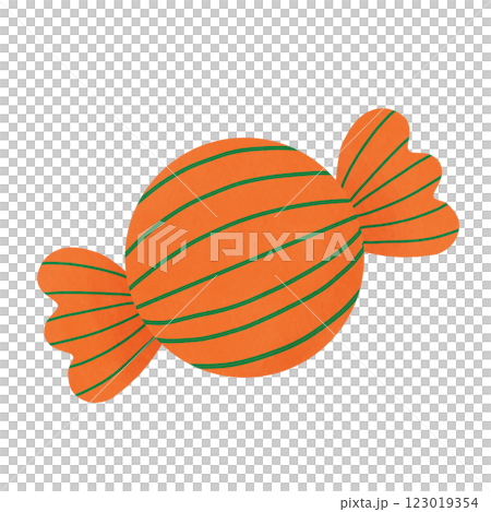 圓形糖果（橘色） 123019354