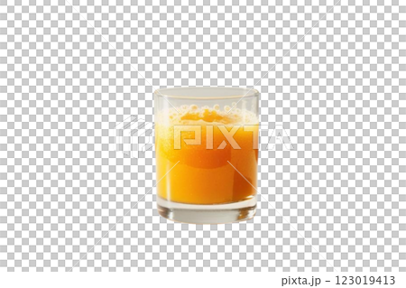 orange juice drink on transparency background PNG  123019413