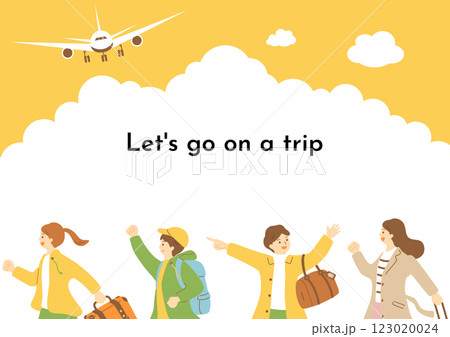 旅を楽しむ人達 123020024