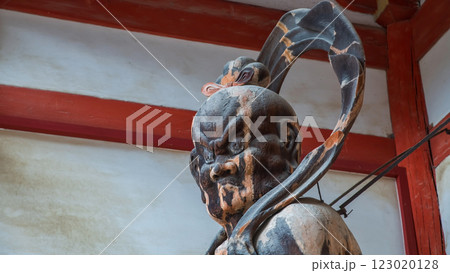 Komokuten Nio Guardian Statue at Daigo-ji Temple, Kyoto 123020128
