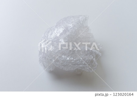 lumpy of plastic shockproof on white background 123020164