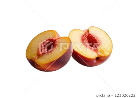 peach and split on transparency background PNG 123020222