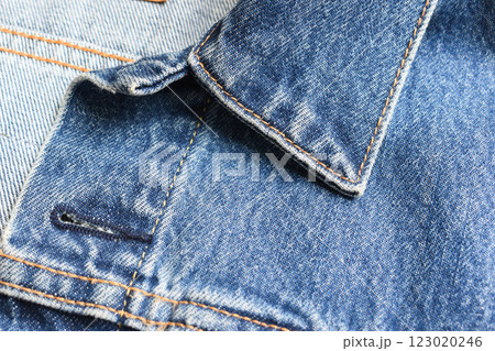collar of blue denim shirt texture, jean fashion style collar of blue denim shirt texture, jean fashion style 123020246