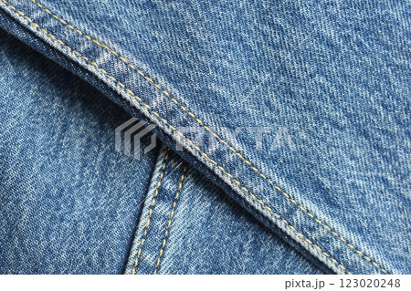 seam of blue denim texture background, jean fashion style seam of blue denim texture background, jean fashion style 123020248