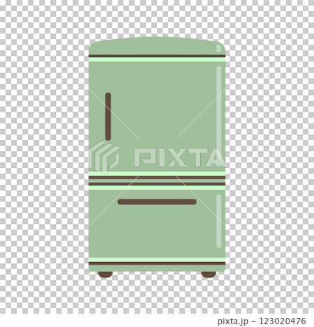 シンプルな冷蔵庫のイラスト 123020476