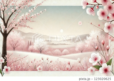 満開の桜 123020625