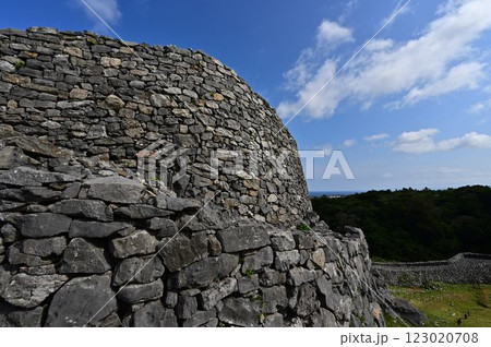 今帰仁城跡の景色 123020708
