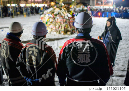 六郷の竹うち　秋田県　仙北郡美郷町六郷 123021105