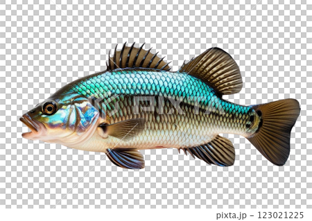 Peacock bass on transparency background PNG 123021225