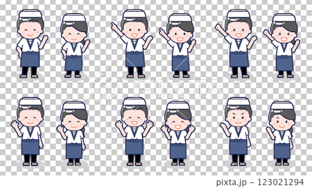 壽司廚師，男性和女性 02 123021294