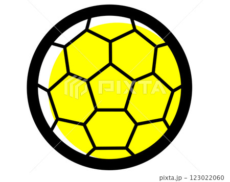 シンプルなハンドボールのアイコン／ベクターイラスト素材（背景透明） 123022060