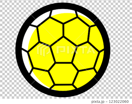 シンプルなハンドボールのアイコン／ベクターイラスト素材（背景透明） 123022060