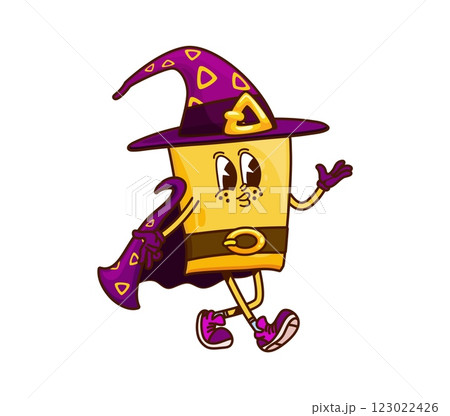 Happy Halloween wizard pasta groovy funny character. Fairytale sorcerer Italian pasta funny mascot, fantasy mage quadretti groovy isolated vector character. Halloween wizard food cartoon personage Happy Halloween wizard pasta groovy funny character. Fairytale sorcerer Italian pasta funny mascot, fantasy mage quadretti groovy isolated vector character. Halloween wizard food cartoon personage 123022426