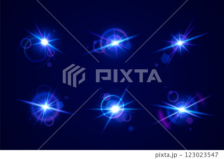 Glint and glare optical effects collection Glint and glare optical effects collection 123023547