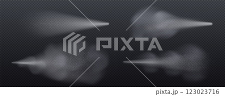 White spray mist collection 123023716