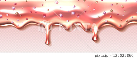 Pink cream drip texture Pink cream drip texture 123023860