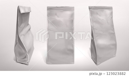Coffee paper bag mockup set 123023882