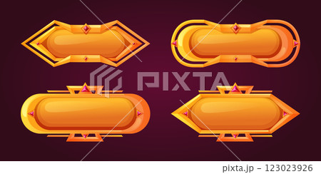 Game button magic collection 123023926