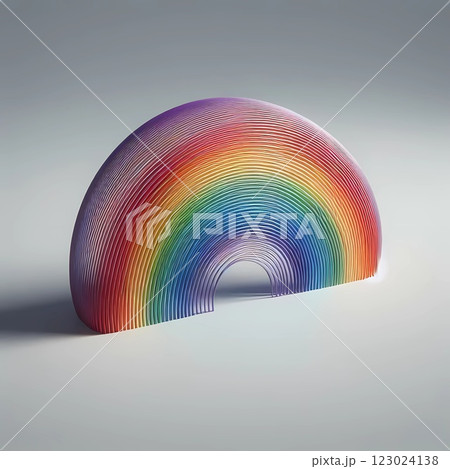 Sculptural Rainbow 123024138