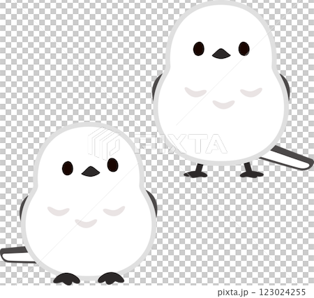 長尾山雀的變形插圖 123024255