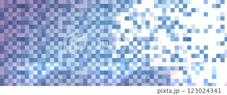 Blue and white mosaic tile background 123024341