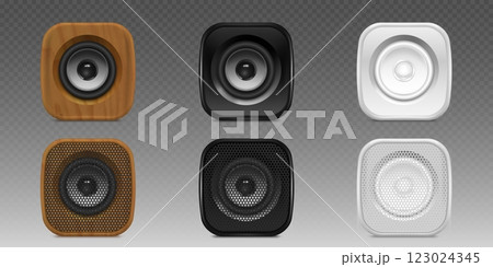 Square sound speaker systems 123024345