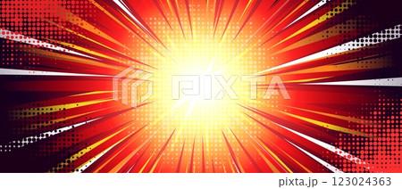 Comic anime explosion background 123024363