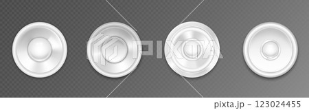 Minimalistic speaker cones in white color Minimalistic speaker cones in white color 123024455