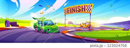 Race competition panoramic scene Race competition panoramic scene 123024708