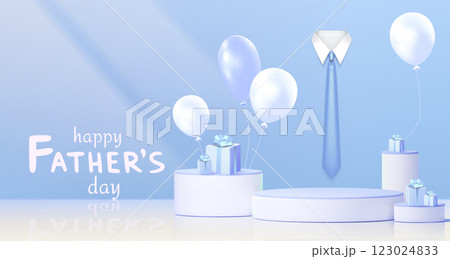 Father day 3d podium display Father day 3d podium display 123024833