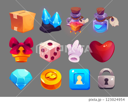 Game icon set 123024954