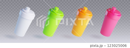Protein cocktail shaker mockup. 123025006