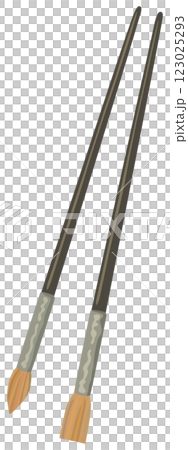 Paint brush painting vector material 123025293