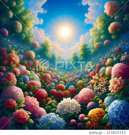 Blooming Sanctuary. 123025333