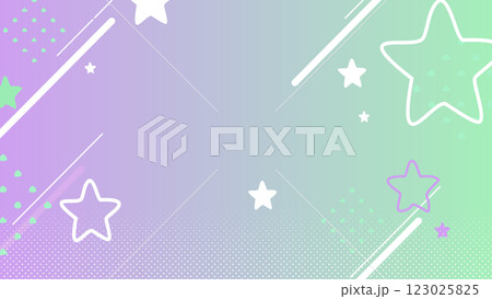 ポップ かわいい 背景【16:9素材シリーズ】 ポップ かわいい 背景【16:9素材シリーズ】 123025825