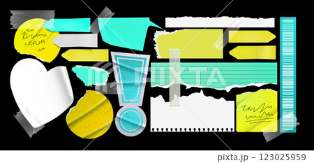 Torn paper edge vector. Tear scrap white page 123025959