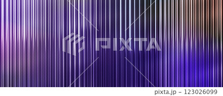 Ribbed glass background with holographic stripe Ribbed glass background with holographic stripe 123026099