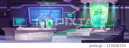 Sci-fi laboratory inside spacecraft Sci-fi laboratory inside spacecraft 123026154