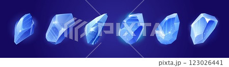 Crystal and ice game magic arctic piece vector Crystal and ice game magic arctic piece vector 123026441