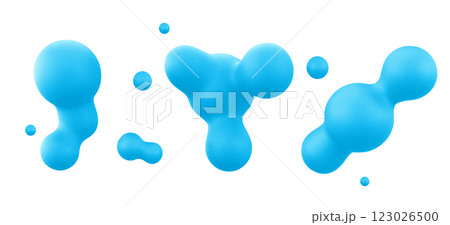 3D blob shapes collection 3D blob shapes collection 123026500