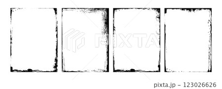 Old covers set isolated on white background 123026626