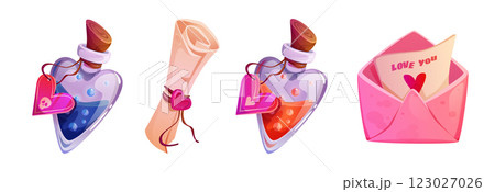 Magical romantic items set 123027026