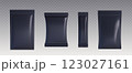 Pouch bag mockups set 123027161